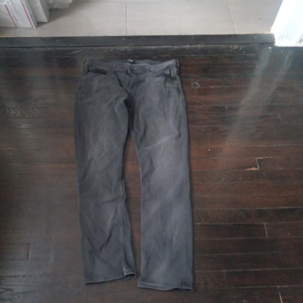 Paige Federal Mens Jeans Size 38 Black/Grey Pockets Cozy Comfort Casual Outdoors